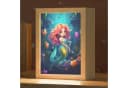 OnlyWow Nachttischlampe Lightbox Meerjungfrau Kinderzimmer LED Dimmbar Bild 2
