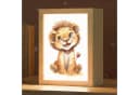 OnlyWow Nachttischlampe Lightbox Löwe Dimmbar LED Bild 2