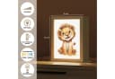 OnlyWow Nachttischlampe Lightbox Löwe Dimmbar LED Bild 3