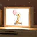OnlyWow Nachttischlampe Lightbox Giraffe Rosa Dimmbar LED Bild 2