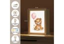 OnlyWow Nachttischlampe Lightbox Löwe Rosa Dimmbar LED Bild 3