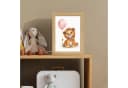 OnlyWow Nachttischlampe Lightbox Löwe Rosa Dimmbar LED Bild 4