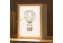 OnlyWow Nachttischlampe Lightbox Elefant Dimmbar Beige LED Bild 2
