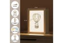 OnlyWow Nachttischlampe Lightbox Elefant Dimmbar Beige LED Bild 3