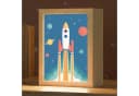 OnlyWow Nachttischlampe Lightbox Rakete LED Dimmbar Farbwechsel Bild 2