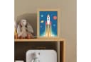 OnlyWow Nachttischlampe Lightbox Rakete LED Dimmbar Farbwechsel Bild 4