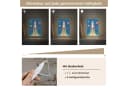 OnlyWow Nachttischlampe Lightbox Rakete LED Dimmbar Farbwechsel Bild 5