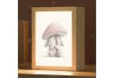 OnlyWow Nachttischlampe Lightbox Pilz Rosa Dimmbar LED Bild 2