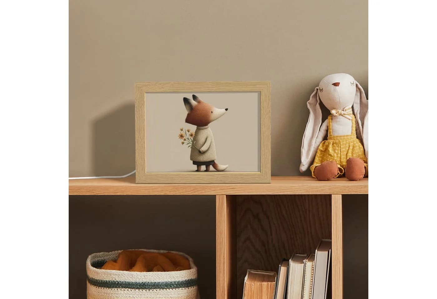 OnlyWow Nachttischlampe Lightbox Fuchs mit Dimmfunktion - Bild 4