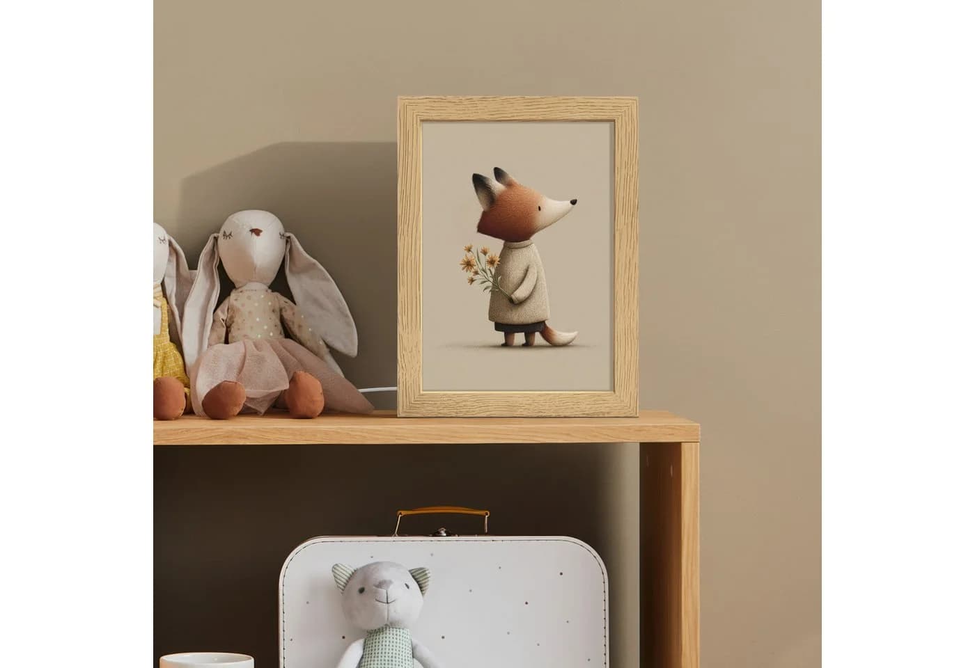 OnlyWow Nachttischlampe Lightbox Fuchs Gelb Dimmbar LED - Bild 4