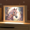 OnlyWow Nachttischlampe Lightbox Pferd Dimmbar LED Bild 2