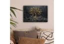 OneMillionCanvasses® Leinwandbild Goldbaum Fels 30x20 cm Bild 1