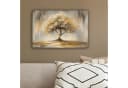 OneMillionCanvasses® Leinwandbild Abstrakter Baum Gold Schwarz 30x20 cm Bild 4