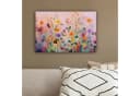 OneMillionCanvasses® Leinwandbild Blumen Abstrakt Farbenfroh Wanddekoration Bild 4