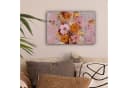 OneMillionCanvasses® Leinwandbild Blumen Rosa Rustikal Bild 1