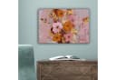 OneMillionCanvasses® Leinwandbild Blumen Rosa Rustikal Bild 5