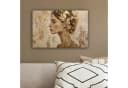 OneMillionCanvasses® Leinwandbild Frau Gold Abstrakt Textur Bild 4