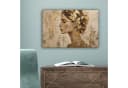 OneMillionCanvasses® Leinwandbild Frau Gold Abstrakt Textur Bild 5