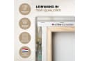 OneMillionCanvasses® Leinwandbild Abstrakt Gold Grau Türkis Skyline Bild 3