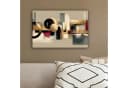 OneMillionCanvasses® Leinwandbild Abstrakt Beige Schwarz Gold Rot Bild 4