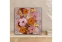 OneMillionCanvasses® Leinwandbild Rosa Blumen Rustikal Bild 1