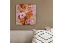 OneMillionCanvasses® Leinwandbild Rosa Blumen Rustikal Bild 4