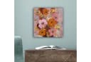 OneMillionCanvasses® Leinwandbild Rosa Blumen Rustikal Bild 5