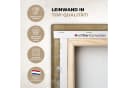 OneMillionCanvasses® Leinwandbild Goldener Hintergrund mit Blumenkranz Bild 3