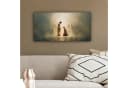 OneMillionCanvasses® Leinwandbild Panorama Jesus Kniend Beige Bild 4