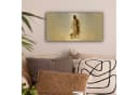 OneMillionCanvasses® Leinwandbild Panorama Jesus mit Lamm goldene Landschaft Bild 1
