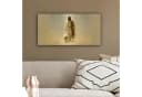 OneMillionCanvasses® Leinwandbild Panorama Jesus mit Lamm goldene Landschaft Bild 4