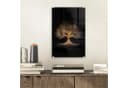 MuchoWow Acrylglasbild Lichter Baum Abstrakt Schwarz Bild 1