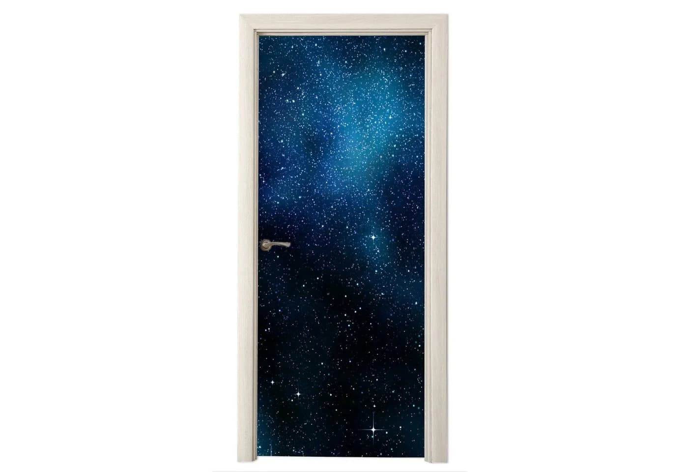 MuchoWow Türtapete Galaxie Nacht Blau Selbstklebend - Bild 2