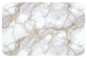 OnlyWow Badematte Weiß Gold Marmor Grau Rutschfest Polyester Bild 2