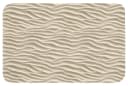 OnlyWow Badematte Sand Wellen Beige Rutschfest Polyester Bild 2