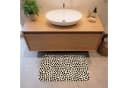 OnlyWow Badematte Polka dots Schwarz Rutschfest Memory-Foam Bild 1