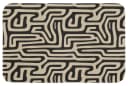 OnlyWow Badematte Grafik Linien Schwarz Modern Bild 2