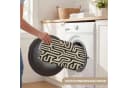 OnlyWow Badematte Grafik Linien Schwarz Modern Bild 5