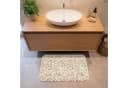 OnlyWow Badematte Leopard Klassisch Beige Rutschfest Polyester Bild 1