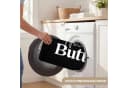 OnlyWow Badematte Zitat "Nice butt" Schwarz Rutschfest Bild 5