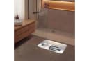 OnlyWow Badematte Steine Lotus Weiß Rutschfest Memory-Foam Bild 4