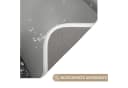 OnlyWow Badematte Schwarz/Weiß Glitzer Rutschfest Memory-Foam Bild 3