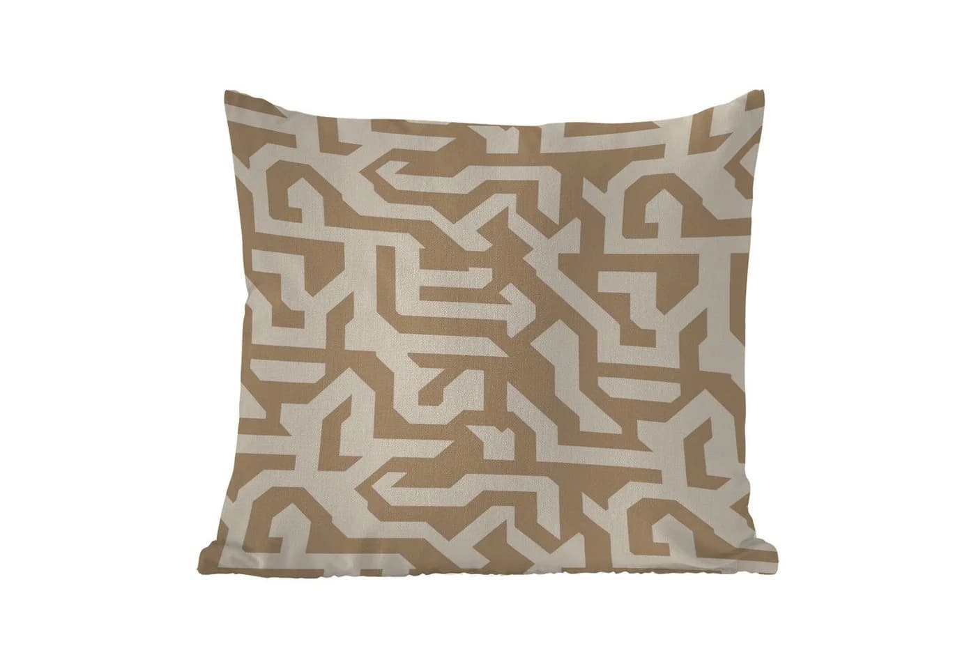 MuchoWow Dekokissen Modern Abstrakt Beige 40x40 cm Outdoor - Bild 2