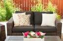 MuchoWow Dekokissen Modern Abstrakt Beige 40x40 cm Outdoor Bild 4