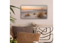 OneMillionCanvasses® Leinwandbild Panorama Strand Sonnenuntergang Bild 1
