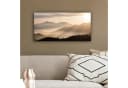 OneMillionCanvasses® Leinwandbild Panorama Berge Nebel Sonnenstrahlen Bild 4