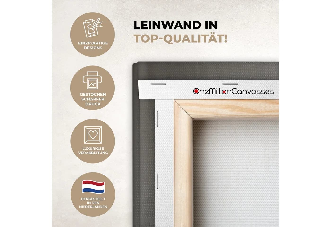 OneMillionCanvasses® Leinwandbild Panorama Frühstück Ehepaar Bunt - Bild 3