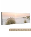 OneMillionCanvasses® Leinwandbild Panorama Dünenlandschaft Beige/Weiß Bild 2