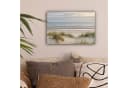 OneMillionCanvasses® Leinwandbild Sandstrand Panorama 30x20 cm Bild 1