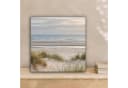 OneMillionCanvasses® Leinwandbild Sandstrand Bewölkt Dünen Bild 1